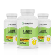 Cargar imagen en el visor de la galería, 3 frascos de Kadsorb Kadsorb® Potassium | Citrato de Potasio El-poder-del-metabolismo-frank-suarez adelgazar naturalmente metabolismotv unimetab candiseptic kit de candida mejorar el metabolismo y la salud
