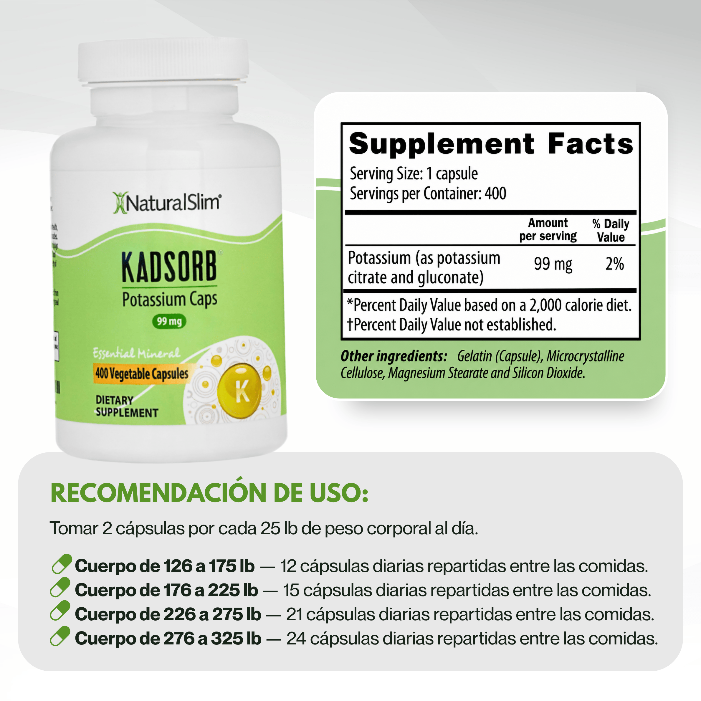Kadsorb® Potassium | Citrato de Potasio El-poder-del-metabolismo-frank-suarez adelgazar naturalmente metabolismotv unimetab candiseptic kit de candida mejorar el metabolismo y la salud