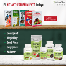 Cargar imagen en el visor de la galería, Kit+Libro Kit Anti-Estreñimiento  | Envío GRATIS - Constipend, MagigMag, Good Flora, Helpzymes, Kadsorb y Libro de Frank Surez El-poder-del-metabolismo-frank-suarez adelgazar naturalmente metabolismotv unimetab candiseptic kit de candida mejorar el metabolismo y la salud
