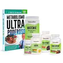 Cargar imagen en el visor de la galería, Kit+Libro Kit Anti-Estreñimiento  | Envío GRATIS - Constipend, MagigMag, Good Flora, Helpzymes, Kadsorb y Libro de Frank Surez El-poder-del-metabolismo-frank-suarez adelgazar naturalmente metabolismotv unimetab candiseptic kit de candida mejorar el metabolismo y la salud
