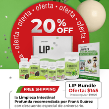 Cargar imagen en el visor de la galería, Kit OFERTA Bundle Limpieza Intestinal Profunda| Envío GRATIS - Good Flora, Helpzymes, Glucotein, Folleto Educativo El-poder-del-metabolismo-frank-suarez adelgazar naturalmente metabolismotv unimetab candiseptic kit de candida mejorar el metabolismo y la salud
