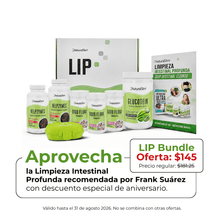 Cargar imagen en el visor de la galería, Kit OFERTA Bundle Limpieza Intestinal Profunda| Envío GRATIS - Good Flora, Helpzymes, Glucotein, Folleto Educativo El-poder-del-metabolismo-frank-suarez adelgazar naturalmente metabolismotv unimetab candiseptic kit de candida mejorar el metabolismo y la salud
