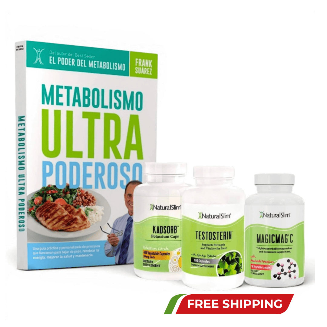 Kit+Libro Kit de Ayuda Masculina | Envío GRATIS - Testosterin, MagicMag C, Kadsorb y Libro de Frank Suárez El-poder-del-metabolismo-frank-suarez adelgazar naturalmente metabolismotv unimetab candiseptic kit de candida mejorar el metabolismo y la salud