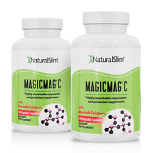 Cargar imagen en el visor de la galería, 2 frascos MagicMag-C MagicMag® C | Citrato de Magnesio en Cápsula El-poder-del-metabolismo-frank-suarez adelgazar naturalmente metabolismotv unimetab candiseptic kit de candida mejorar el metabolismo y la salud
