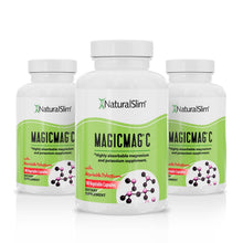 Cargar imagen en el visor de la galería, 3 frascos MagicMag-C MagicMag® C | Citrato de Magnesio en Cápsula El-poder-del-metabolismo-frank-suarez adelgazar naturalmente metabolismotv unimetab candiseptic kit de candida mejorar el metabolismo y la salud
