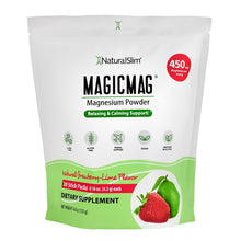 Cargar imagen en el visor de la galería, MagicMag® Stick Packs de 30 Unidades | Viaje-Travel | Fresa-Lima | Suplemento Citrato de Magnesio | Apoyo Relajante y Calmante* El-poder-del-metabolismo-frank-suarez adelgazar naturalmente metabolismotv unimetab candiseptic kit de candida mejorar el metabolismo y la salud
