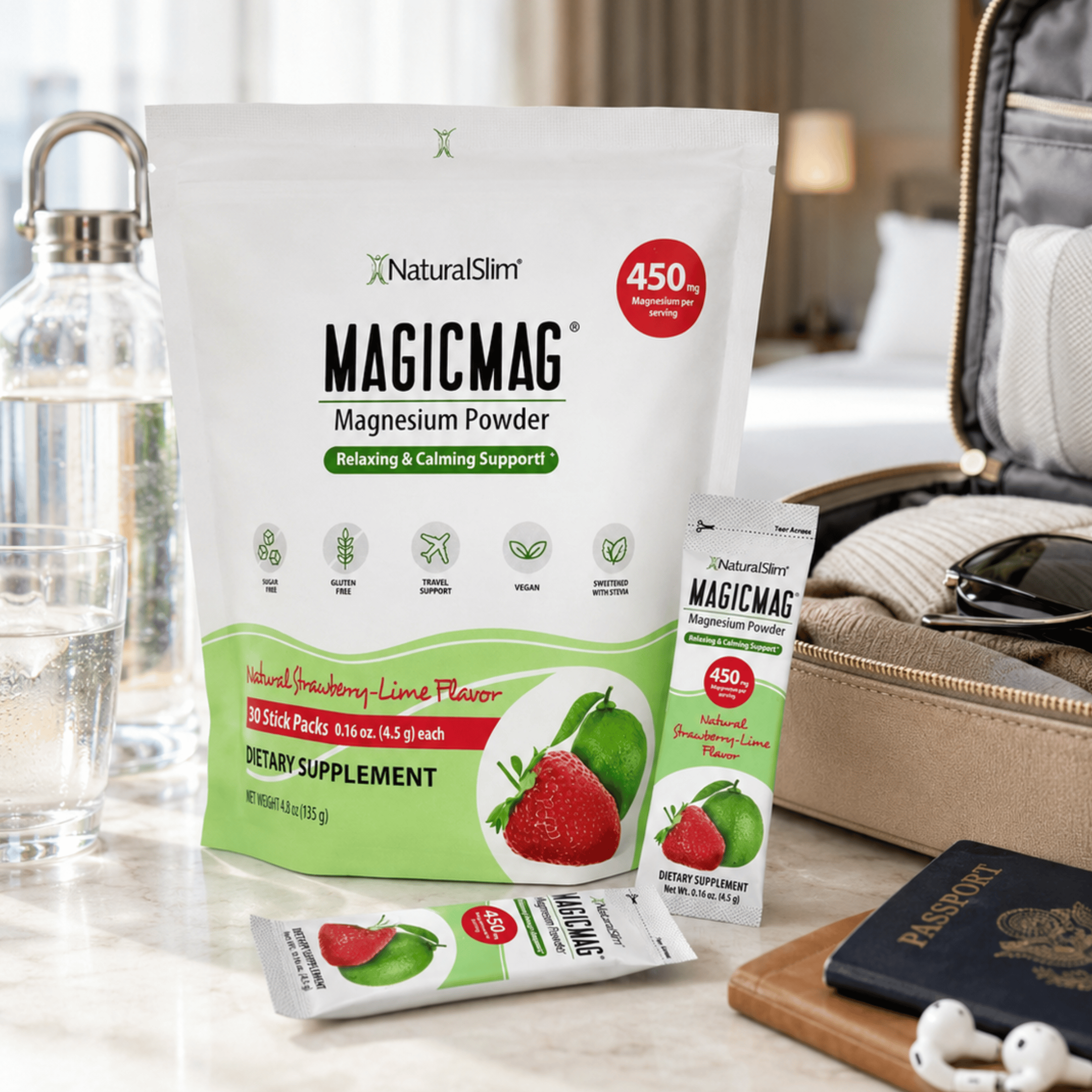 MagicMag® Stick Packs de 30 Unidades | Viaje-Travel | Fresa-Lima | Suplemento Citrato de Magnesio | Apoyo Relajante y Calmante* El-poder-del-metabolismo-frank-suarez adelgazar naturalmente metabolismotv unimetab candiseptic kit de candida mejorar el metabolismo y la salud