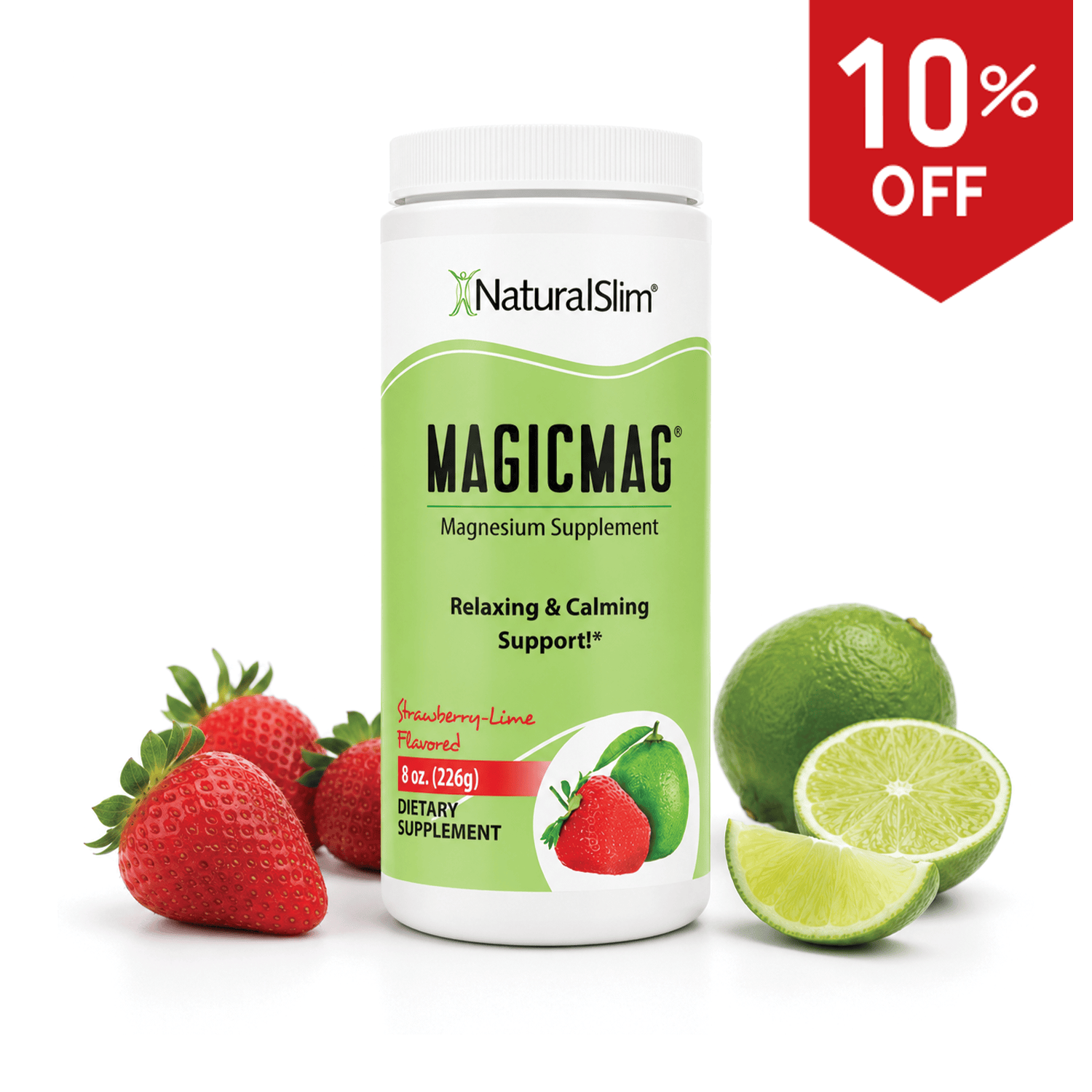 MagicMag® - Anti-Stress Drink | Bebida de Citrato de Magnesio *Sabor Strawberry and Lime (Fresa y Lima) El-poder-del-metabolismo-frank-suarez adelgazar naturalmente metabolismotv unimetab candiseptic kit de candida mejorar el metabolismo y la salud