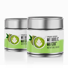 Cargar imagen en el visor de la galería, (2) Metabolic Matcha™ Metabolic Matcha® Tea | Té Matcha Orgánico Ceremonial de origen japonés auténtico El-poder-del-metabolismo-frank-suarez adelgazar naturalmente metabolismotv unimetab candiseptic kit de candida mejorar el metabolismo y la salud
