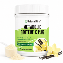 Cargar imagen en el visor de la galería, Metabolic Protein® C-Plus Vainilla | Batida de "Whey" reforzada con Vitamina C El-poder-del-metabolismo-frank-suarez adelgazar naturalmente metabolismotv unimetab candiseptic kit de candida mejorar el metabolismo y la salud
