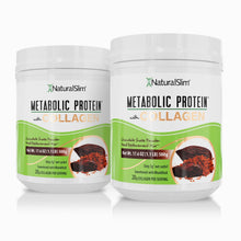 Cargar imagen en el visor de la galería, 2 METABOLIC PROTEIN™ COLLAGEN - CHOCOLATE METABOLIC PROTEIN® with COLLAGEN CHOCOLATE -  Batida de proteína de “whey” sabor a Chocolate con Colágeno El-poder-del-metabolismo-frank-suarez adelgazar naturalmente metabolismotv unimetab candiseptic kit de candida mejorar el metabolismo y la salud
