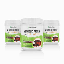 Cargar imagen en el visor de la galería, 3 METABOLIC PROTEIN™ COLLAGEN - CHOCOLATE METABOLIC PROTEIN® with COLLAGEN CHOCOLATE -  Batida de proteína de “whey” sabor a Chocolate con Colágeno El-poder-del-metabolismo-frank-suarez adelgazar naturalmente metabolismotv unimetab candiseptic kit de candida mejorar el metabolismo y la salud
