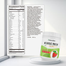 Cargar imagen en el visor de la galería, METABOLIC PROTEIN® with COLLAGEN - STRAWBERRY | Batida de proteína de “whey” sabor a Fresa con Colágeno El-poder-del-metabolismo-frank-suarez adelgazar naturalmente metabolismotv unimetab candiseptic kit de candida mejorar el metabolismo y la salud
