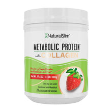 Cargar imagen en el visor de la galería, 1 METABOLIC PROTEIN™ COLLAGEN - STRAWBERRY METABOLIC PROTEIN® with COLLAGEN - STRAWBERRY | Batida de proteína de “whey” sabor a Fresa con Colágeno El-poder-del-metabolismo-frank-suarez adelgazar naturalmente metabolismotv unimetab candiseptic kit de candida mejorar el metabolismo y la salud
