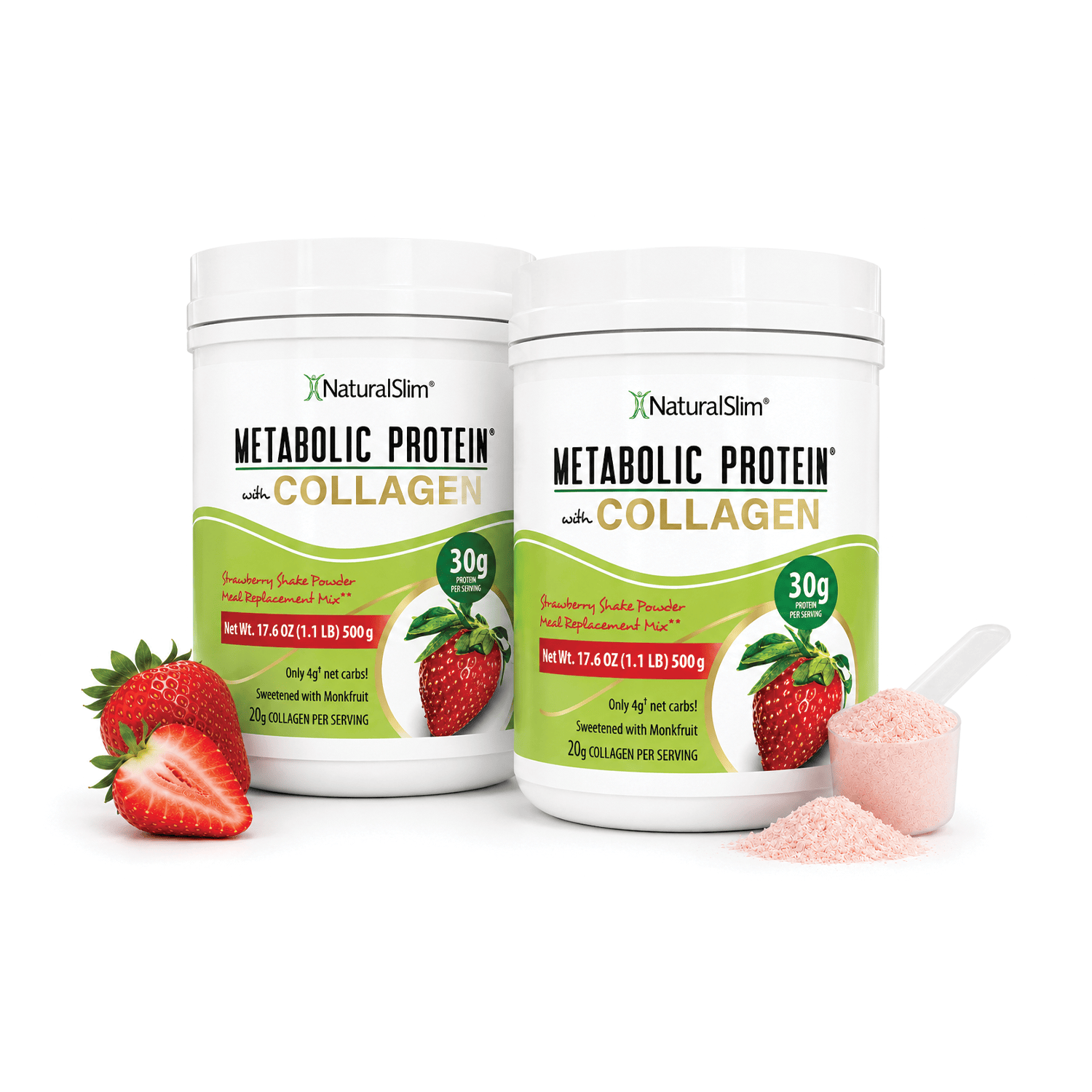 2 METABOLIC PROTEIN™ COLLAGEN - STRAWBERRY METABOLIC PROTEIN® with COLLAGEN - STRAWBERRY | Batida de proteína de “whey” sabor a Fresa con Colágeno El-poder-del-metabolismo-frank-suarez adelgazar naturalmente metabolismotv unimetab candiseptic kit de candida mejorar el metabolismo y la salud