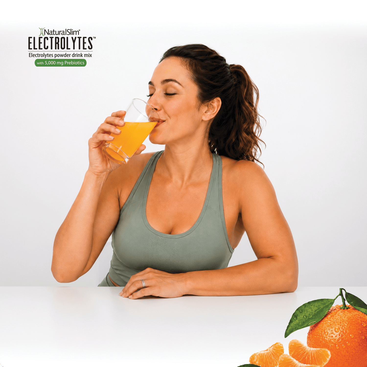 NaturalSlim® ELECTROLYTES™ - Mandarin Orange Flavored El-poder-del-metabolismo-frank-suarez adelgazar naturalmente metabolismotv unimetab candiseptic kit de candida mejorar el metabolismo y la salud