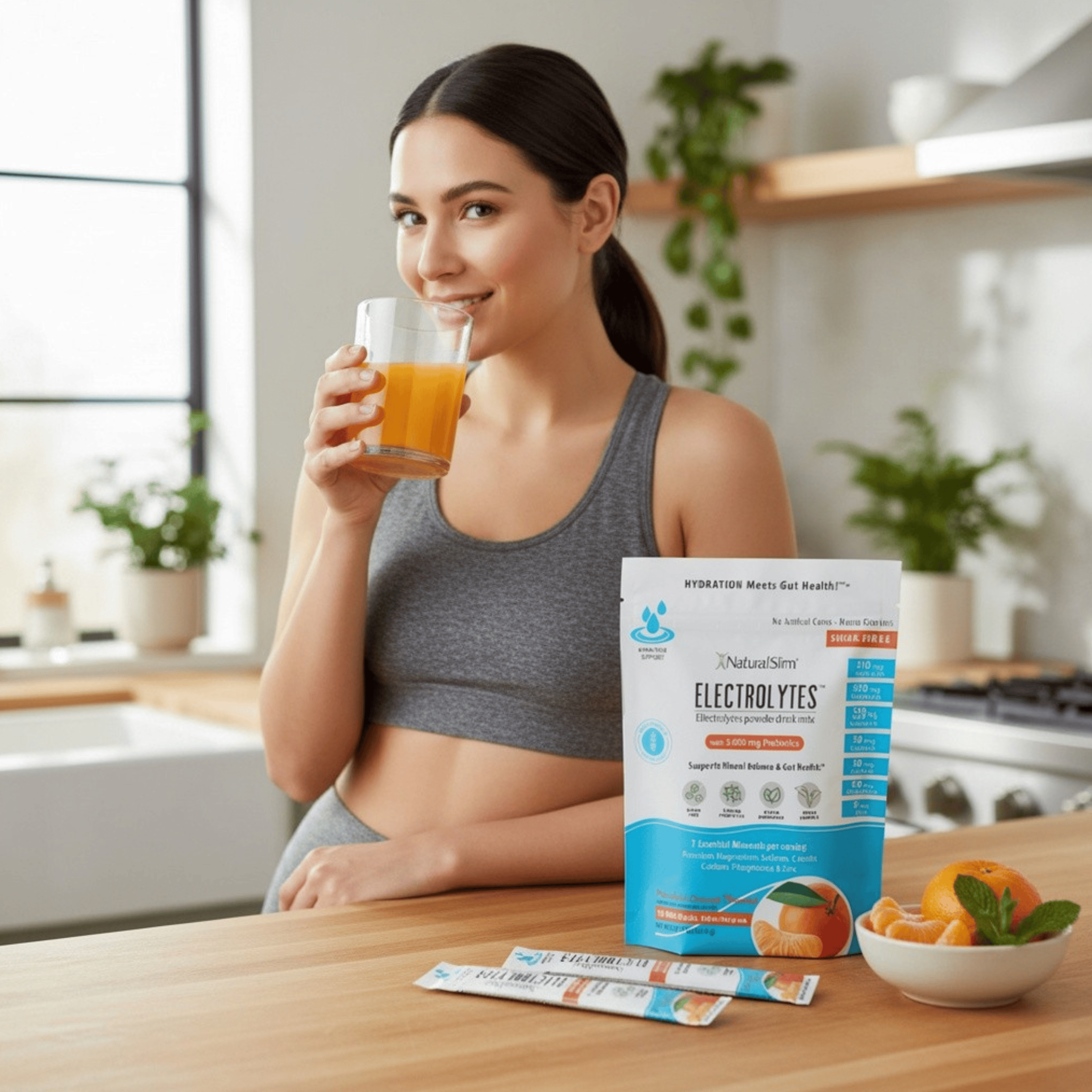 NaturalSlim® ELECTROLYTES™ - Mandarin Orange Flavored El-poder-del-metabolismo-frank-suarez adelgazar naturalmente metabolismotv unimetab candiseptic kit de candida mejorar el metabolismo y la salud