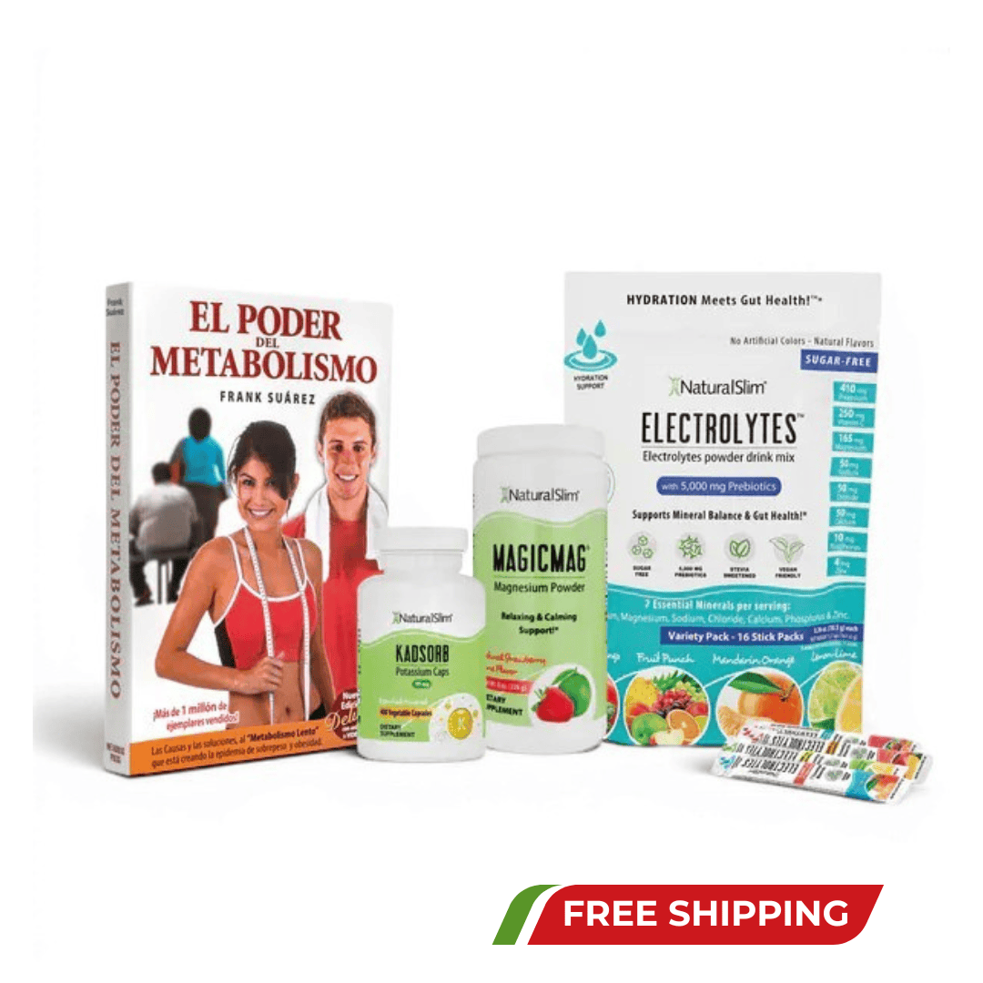 NEW Athletic Recovery Kit™ | NaturalSlim® Electrolytes™, MagicMag®, Kadsorb® y Libro de Frank Suárez El-poder-del-metabolismo-frank-suarez adelgazar naturalmente metabolismotv unimetab candiseptic kit de candida mejorar el metabolismo y la salud