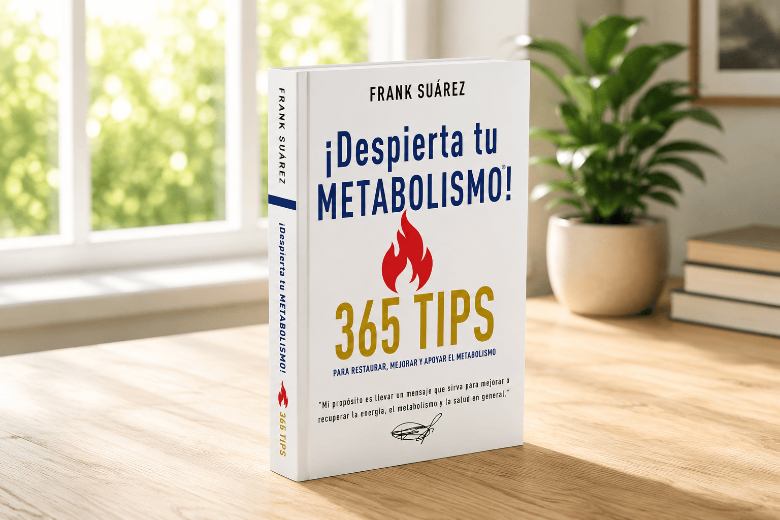 Libro NUEVO Libro ¡Despierta tu Metabolismo! 365 Tips para Restaurar, Mejorar y Apoyar el Metabolismo El-poder-del-metabolismo-frank-suarez adelgazar naturalmente metabolismotv unimetab candiseptic kit de candida mejorar el metabolismo y la salud