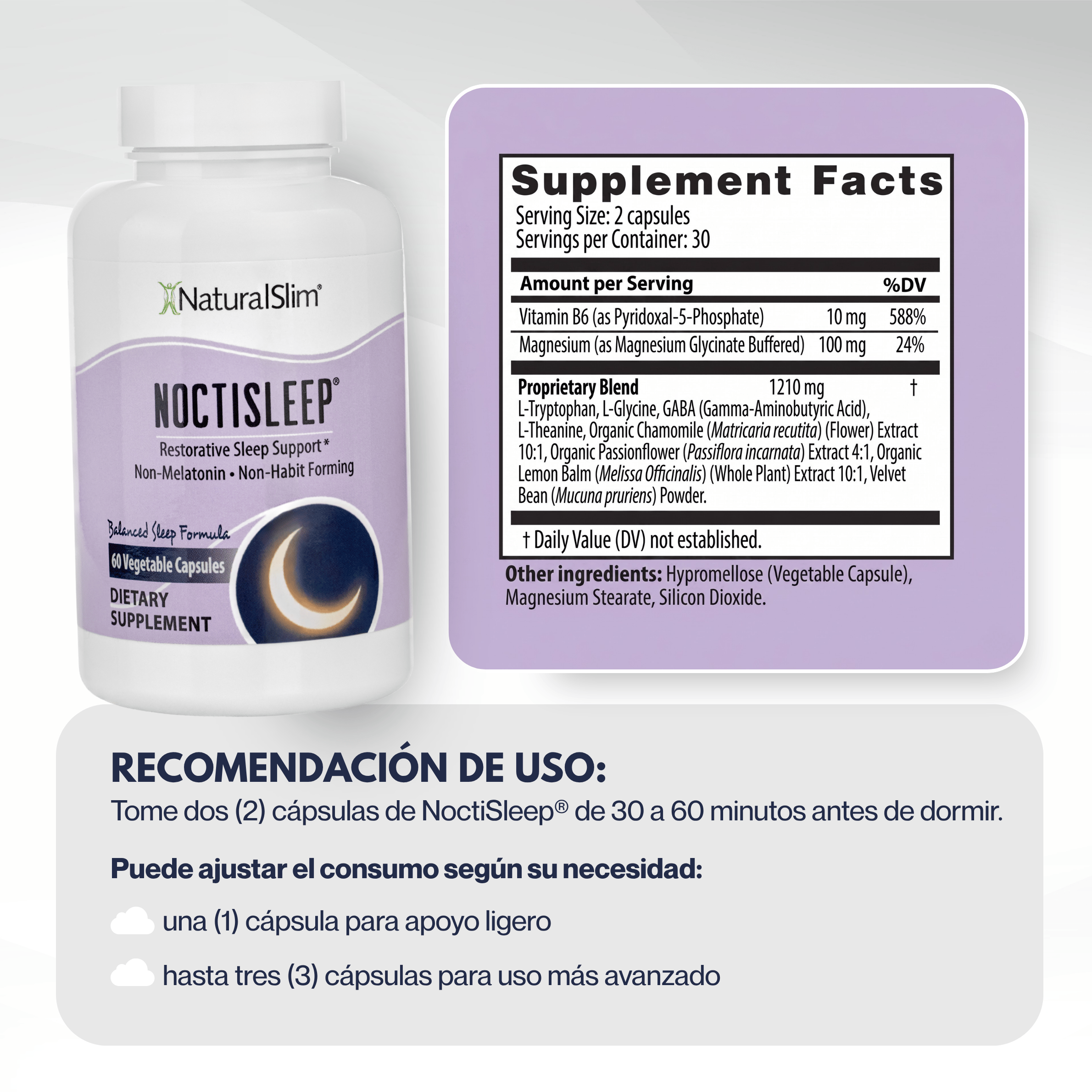 NUEVO NoctiSleep® | Descanso profundo y natural - Apoyo equilibrado para dormir y un sueño reparador El-poder-del-metabolismo-frank-suarez adelgazar naturalmente metabolismotv unimetab candiseptic kit de candida mejorar el metabolismo y la salud