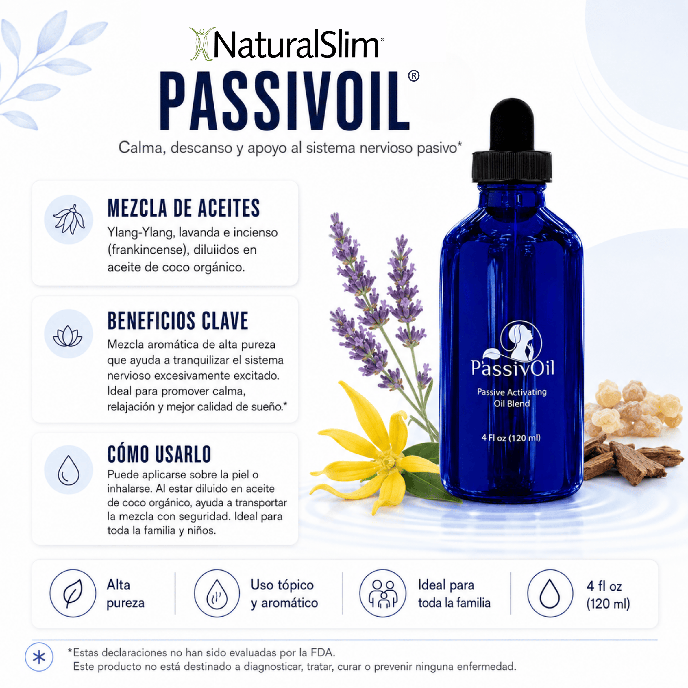 PassivOil® | Aceites Esenciales para calmar el sistema nervioso *Aromaterapia El-poder-del-metabolismo-frank-suarez adelgazar naturalmente metabolismotv unimetab candiseptic kit de candida mejorar el metabolismo y la salud