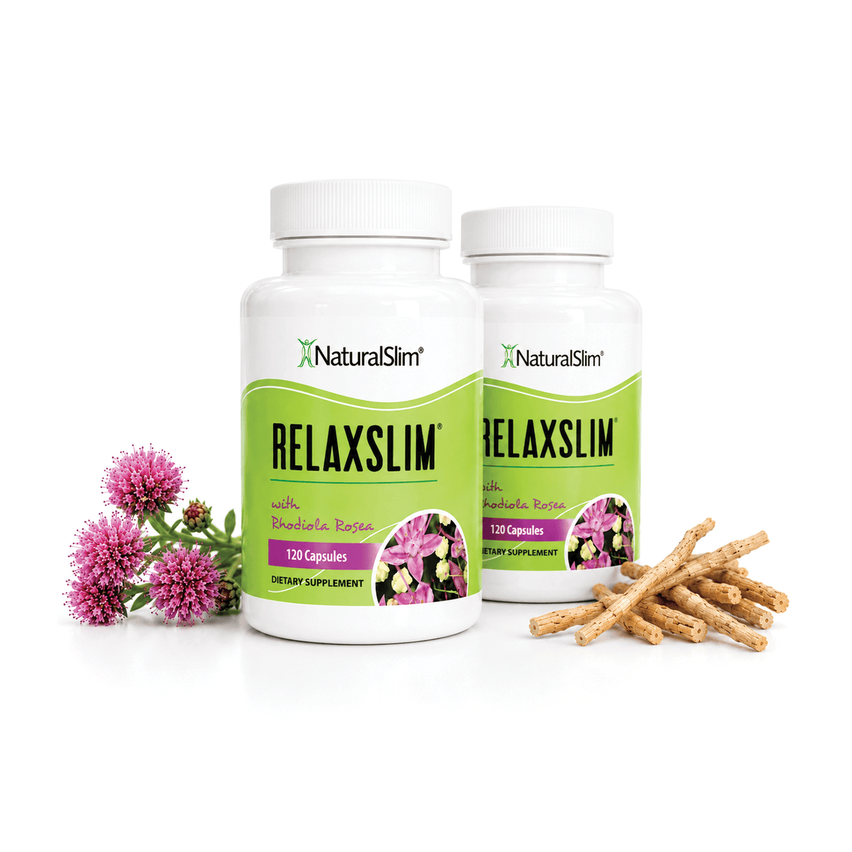 2 frascos RelaxSlim RelaxSlim® | Adaptógenos y Rhodiola Rosea El-poder-del-metabolismo-frank-suarez adelgazar naturalmente metabolismotv unimetab candiseptic kit de candida mejorar el metabolismo y la salud