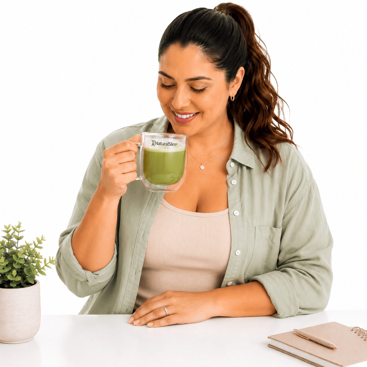 Taza para bebidas frías o calientes de NaturalSlim® | Double Wall Glass Mug El-poder-del-metabolismo-frank-suarez adelgazar naturalmente metabolismotv unimetab candiseptic kit de candida mejorar el metabolismo y la salud
