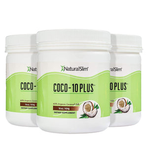 (3) Jarras Coco 10-Plus Coco-10 Plus™ | Aceite de Coco con CoQ10 El-poder-del-metabolismo-frank-suarez adelgazar naturalmente metabolismotv unimetab candiseptic kit de candida mejorar el metabolismo y la salud