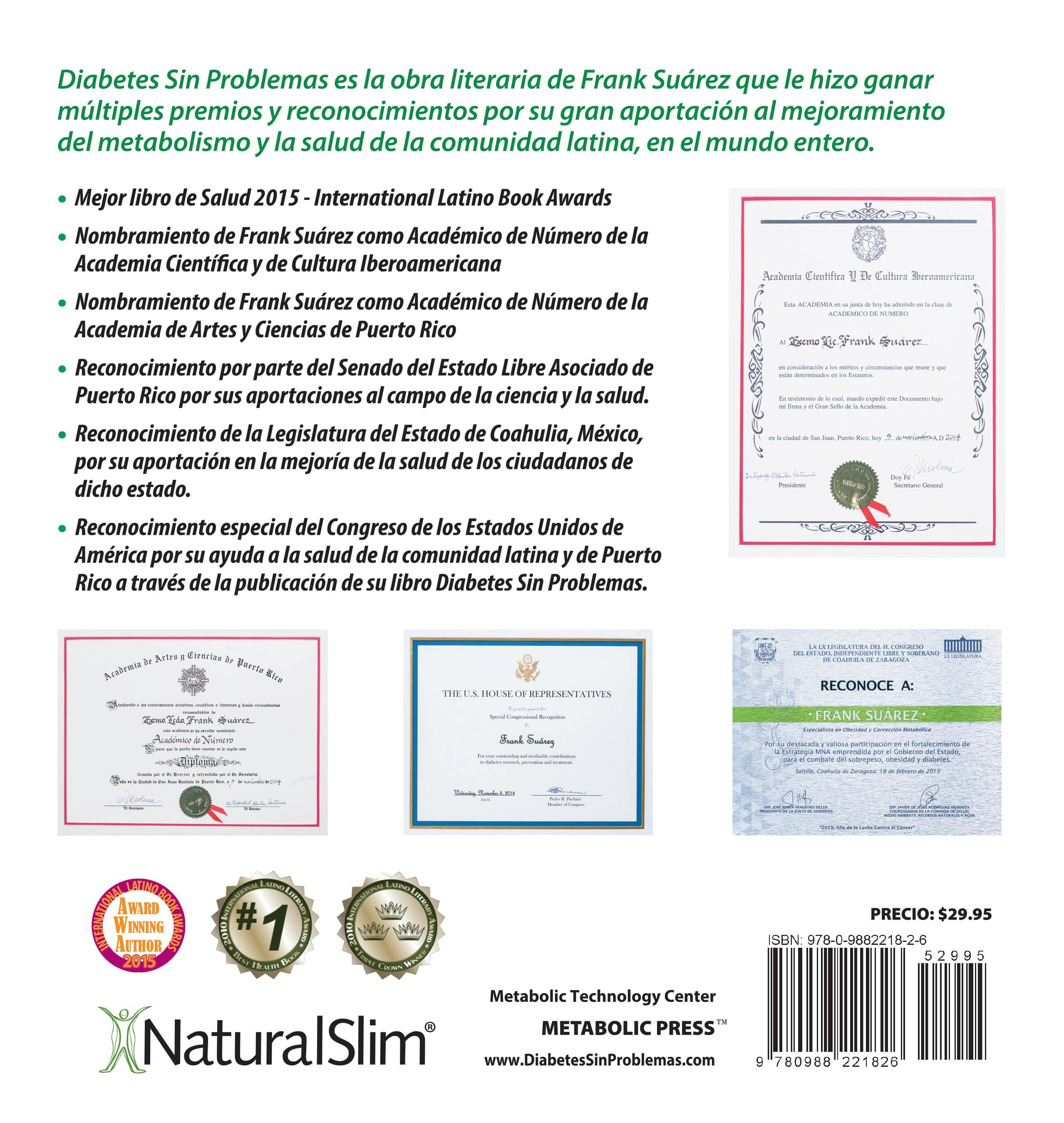 Libro Diabetes Sin Problemas Version Profesional Limitada de Frank Suárez El-poder-del-metabolismo-frank-suarez adelgazar naturalmente metabolismotv unimetab candiseptic kit de candida mejorar el metabolismo y la salud
