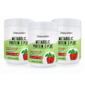 Vitamins & Supplements 3 Batidas Strawberry Metabolic Protein C-Plus™  Strawberry | Batida El-poder-del-metabolismo-frank-suarez adelgazar naturalmente metabolismotv unimetab candiseptic kit de candida mejorar el metabolismo y la salud